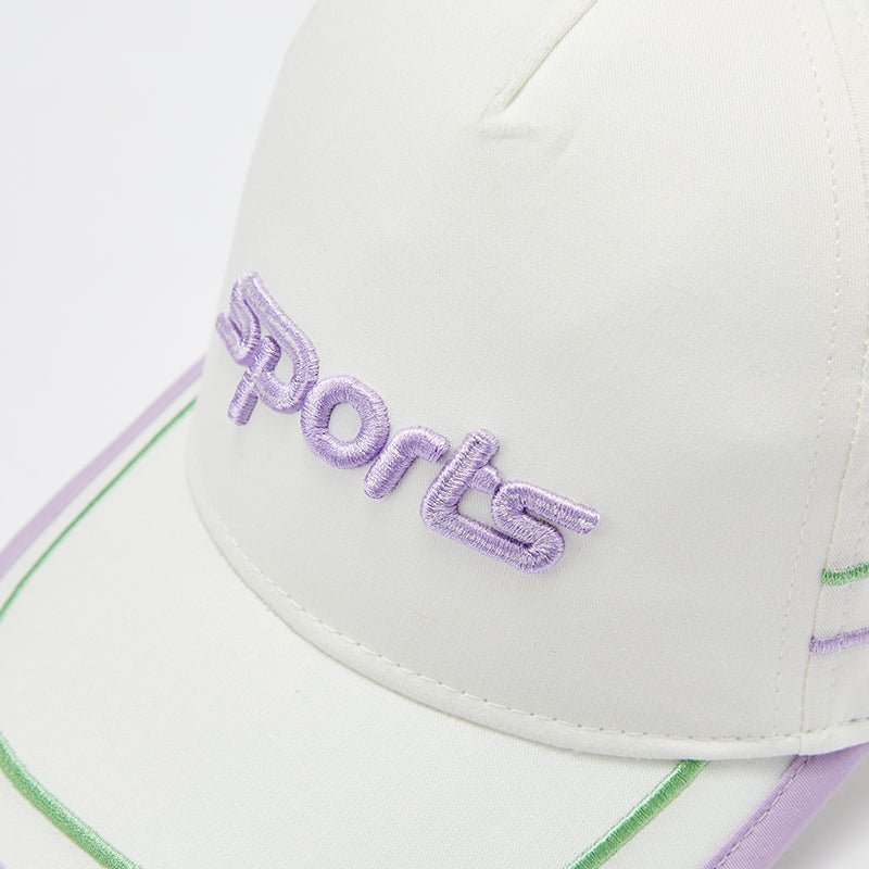 Sports Logo Unisex White Baseball Cap   0cm