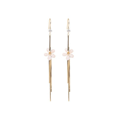 Spring Jasmine Flower Gold Earrings