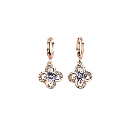 Spun Blossom Rose Gold Earrings   0cm