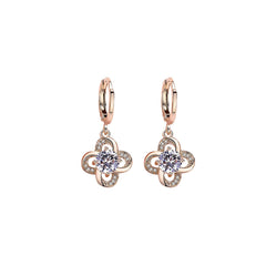 Spun Blossom Rose Gold Earrings