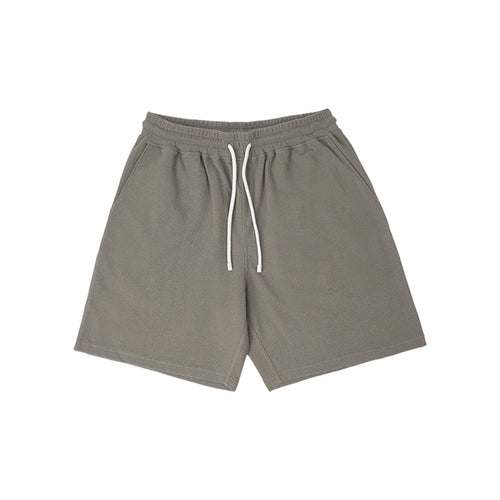 Stable Waffle Texture Grey Track Shorts   0cm