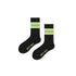 Starry Sky Fluorescent All-season Men Black Sports Crew Socks - 0cm