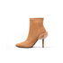 Stiletto Ankle Brown Boots - 0cm