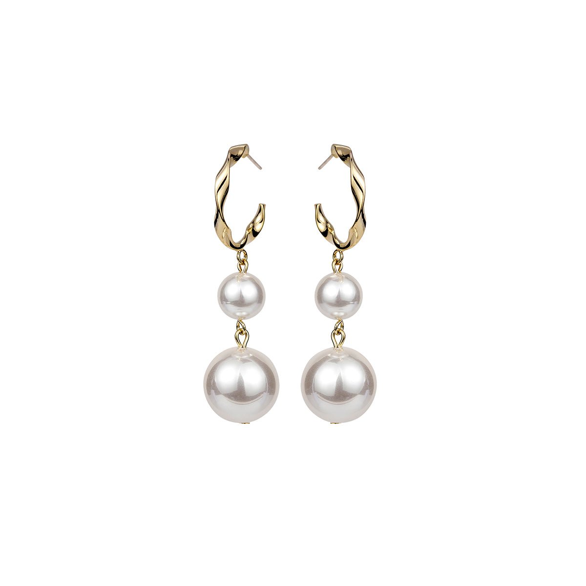 Story Of Josephine White Earrings   0cm