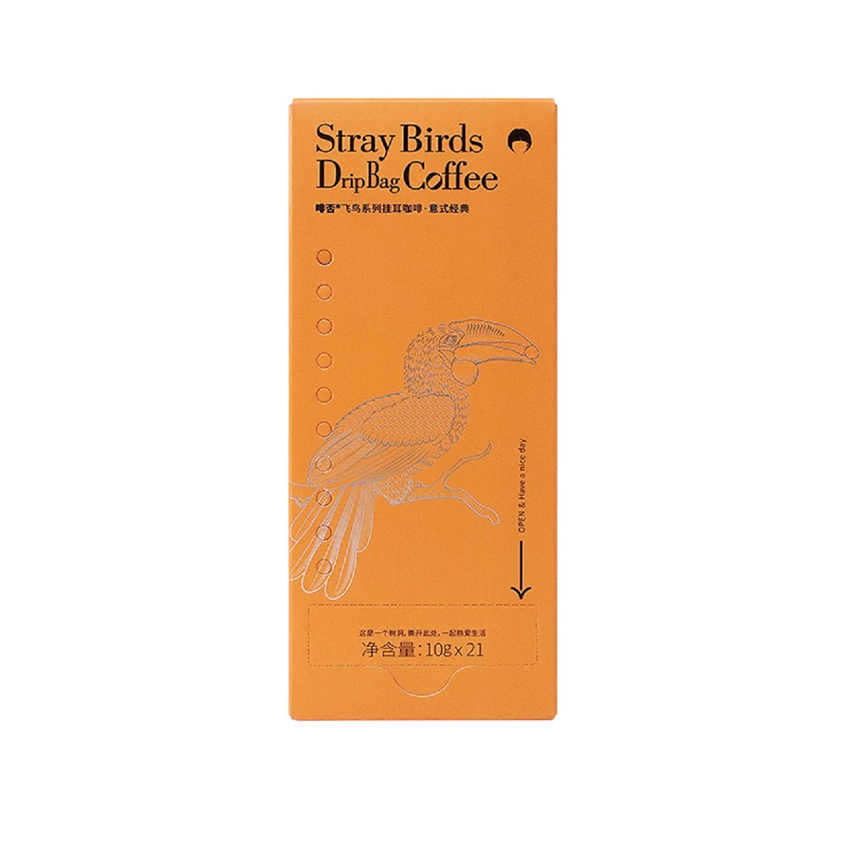 Stray Birds Dripbag Italian Black Coffee 210g (21 Bags)   0cm