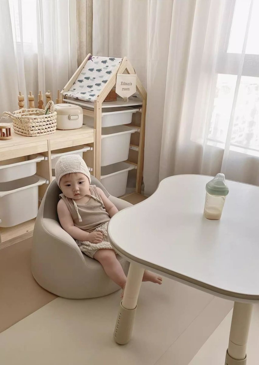 Stripe Impression Mocha Sofa   0cm