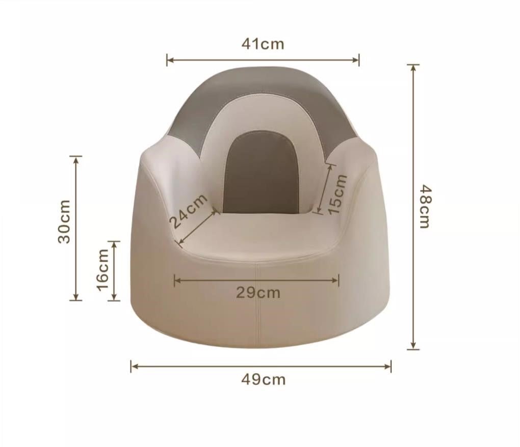 Stripe Impression Mocha Sofa   0cm