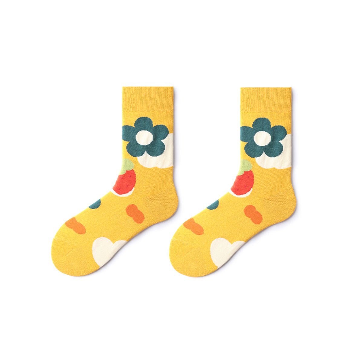 Sunny Garden All season Women 5pcs Crew Socks Set   0cm