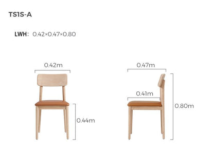 Sunrise Caramel Dining Chair (Set of 2) - 0cm