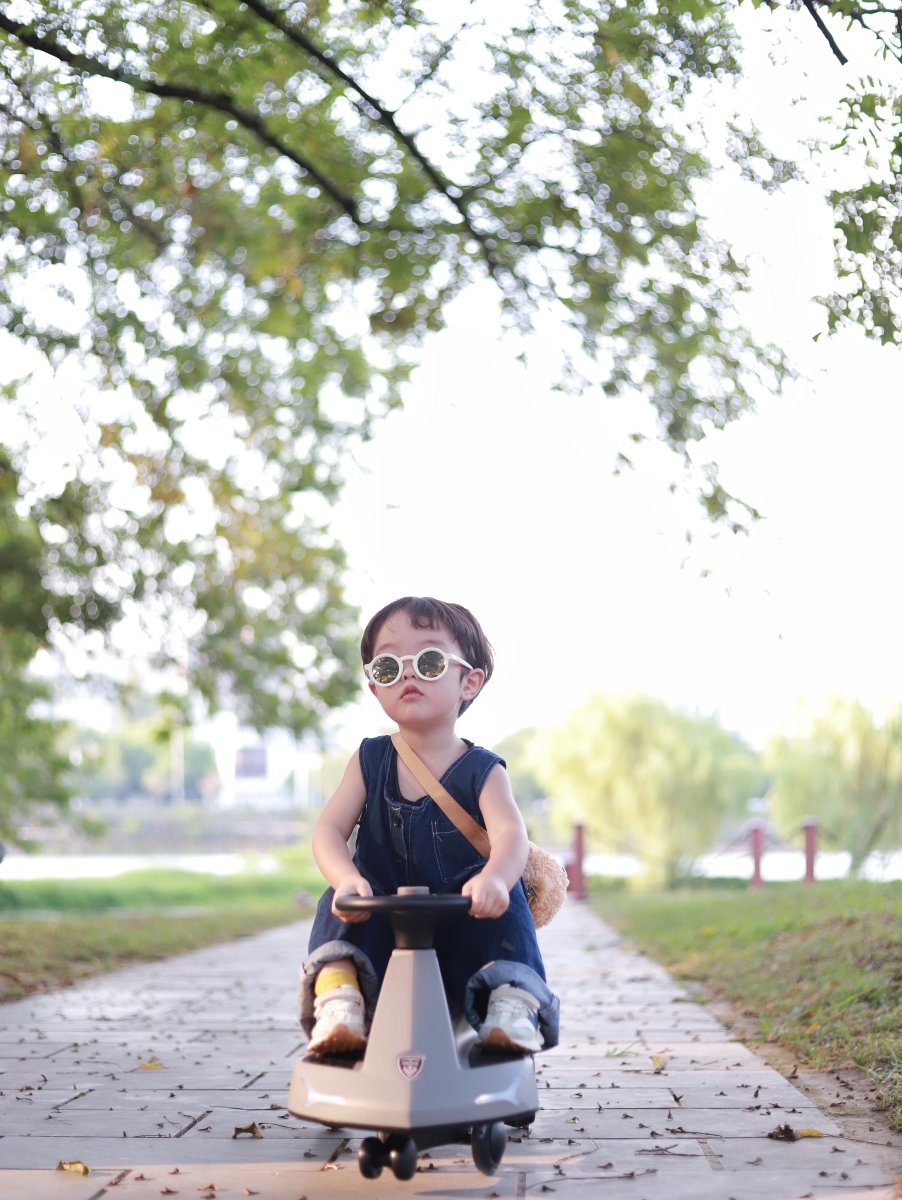 Super Racing 2 4Yrs Charcoal Swing Car With Music   0cm