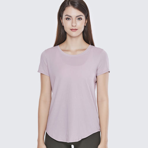 Super Soft Pima Cotton Loose fit Lavender Active Tee   0cm