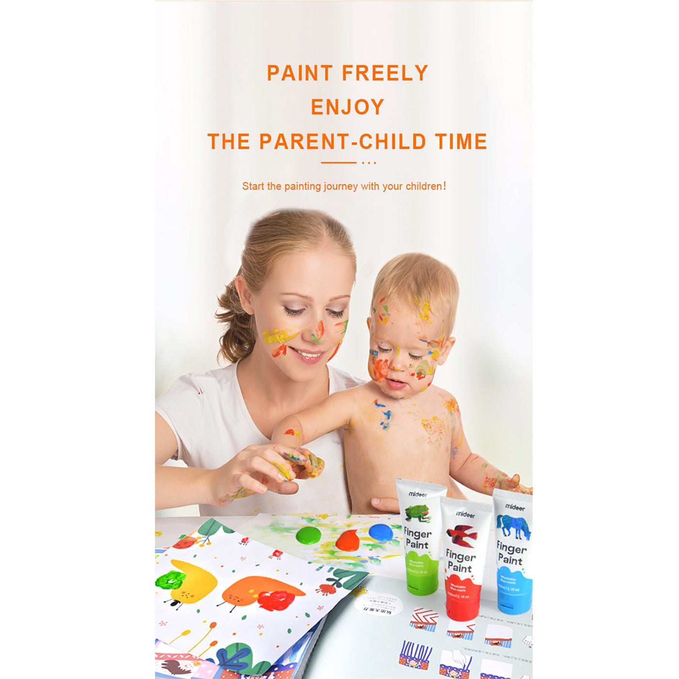 Super Washable Finger Paint 12 Colors   0cm