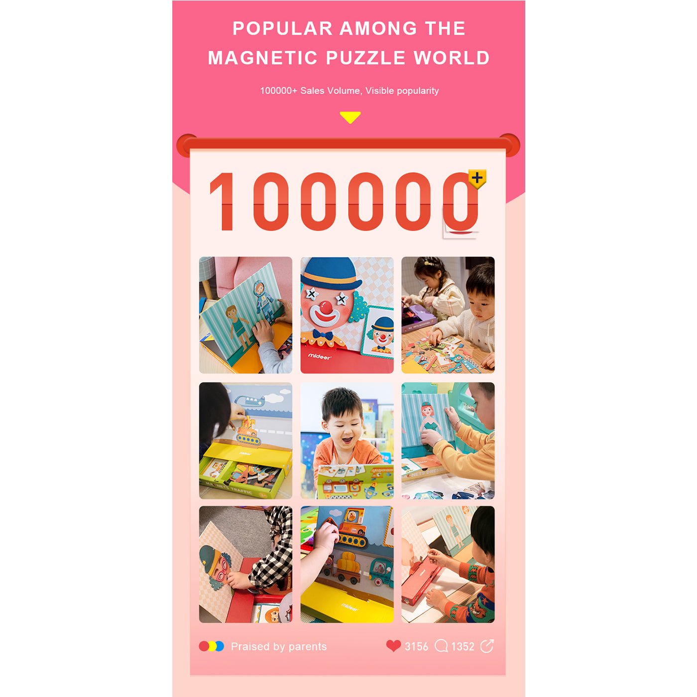 Sweet Girl Magnetic Playset - 0cm