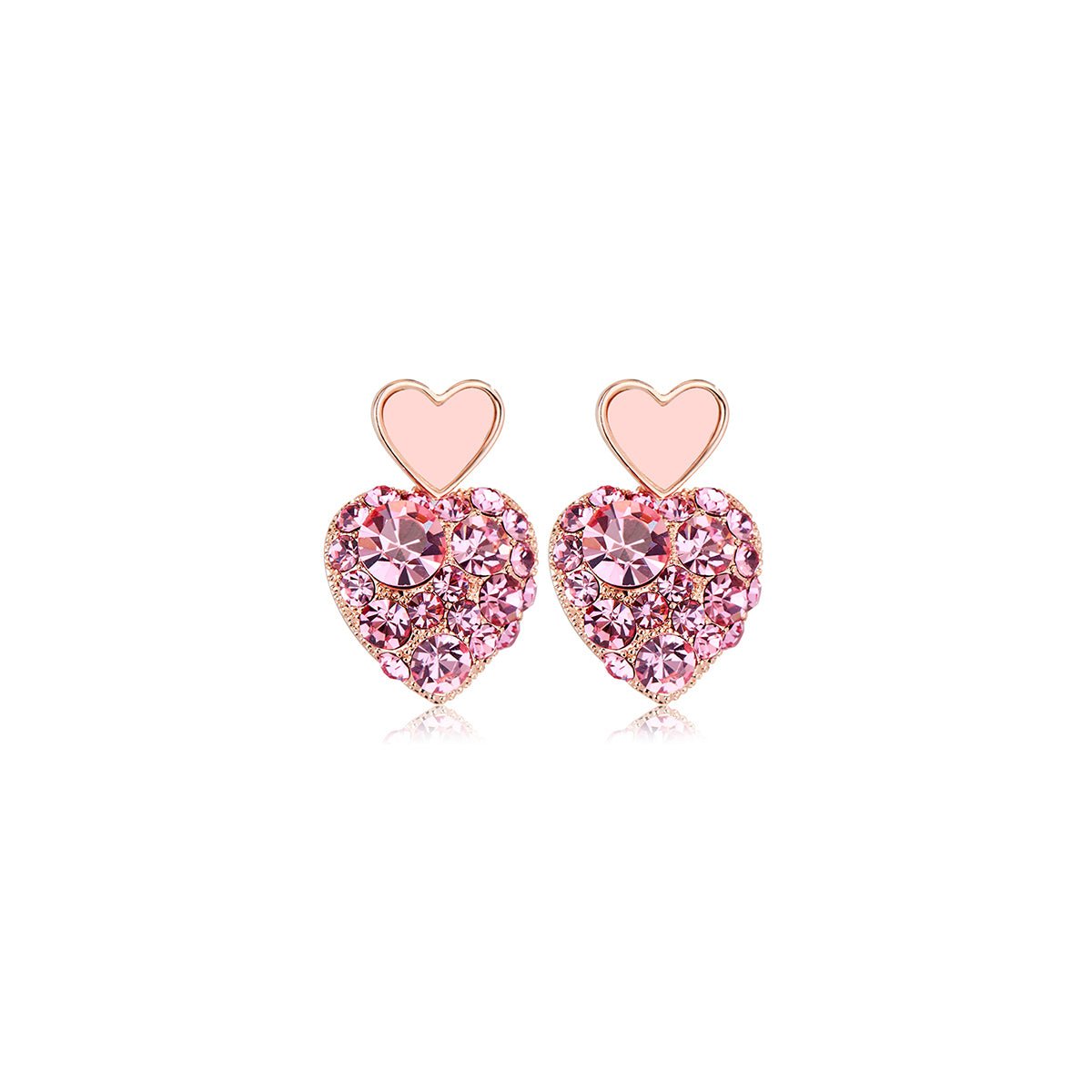 Sweetie Heart Pink Earrings   0cm