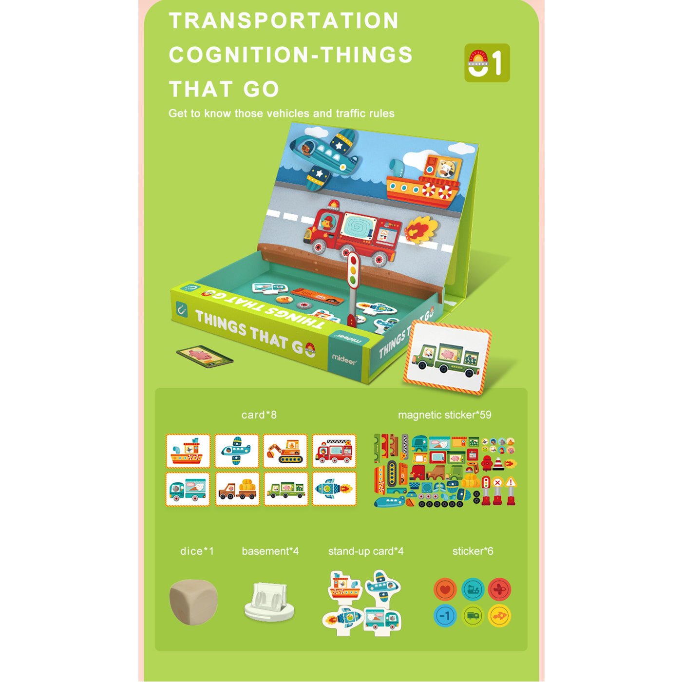 Things That Go Magenetic Playset   0cm