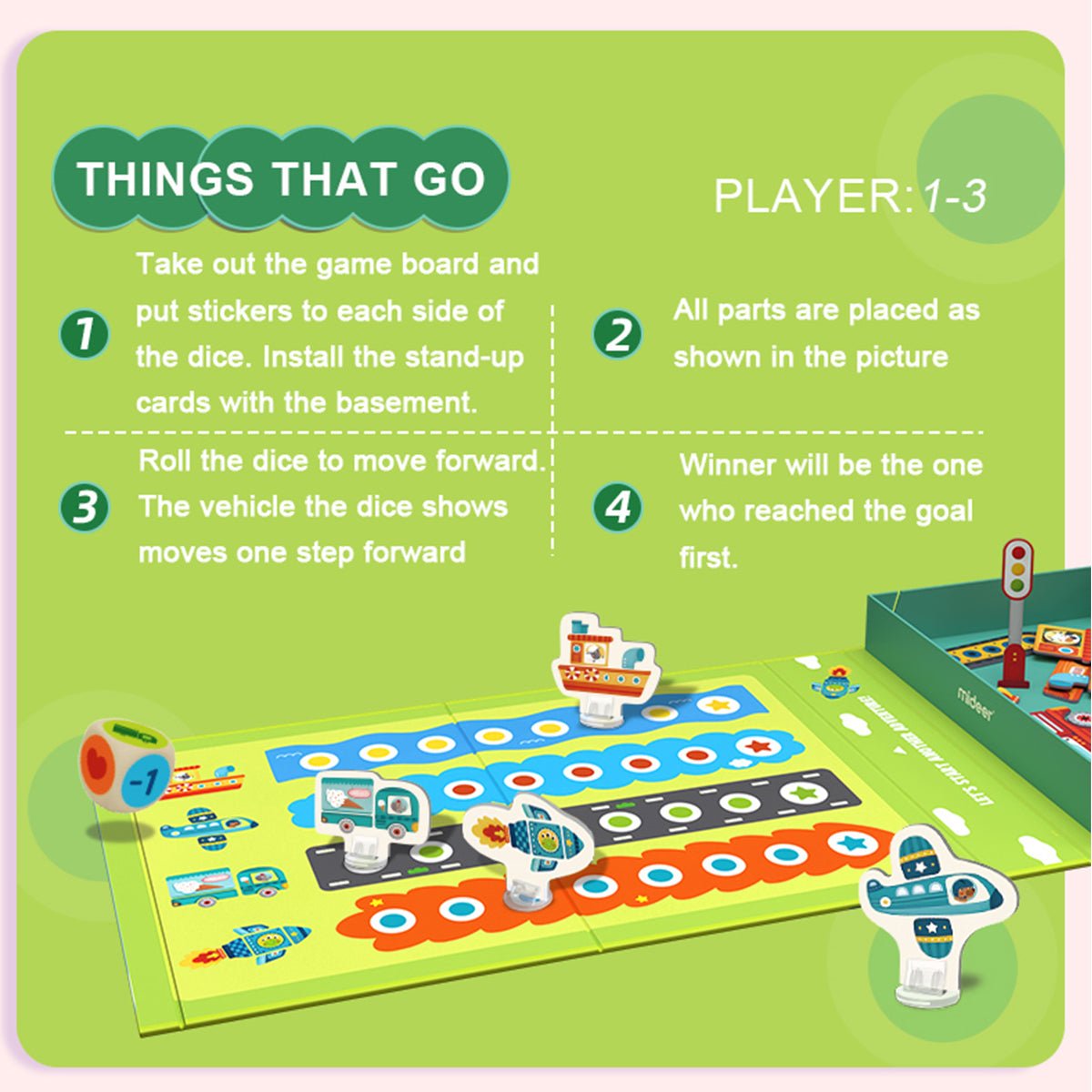Things That Go Magenetic Playset - 0cm