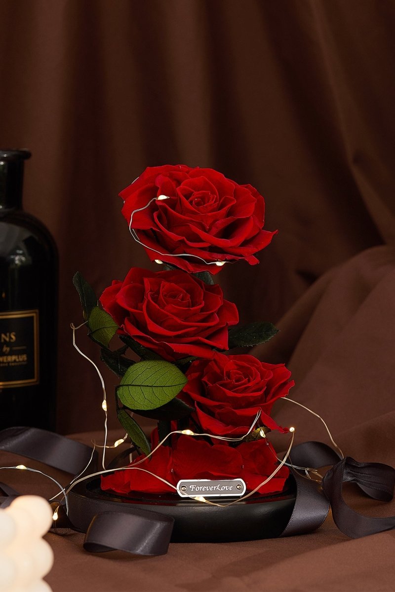 "Through Three Lifetimes, I Only Love You" Eternal Rose Flowers Gift   0cm