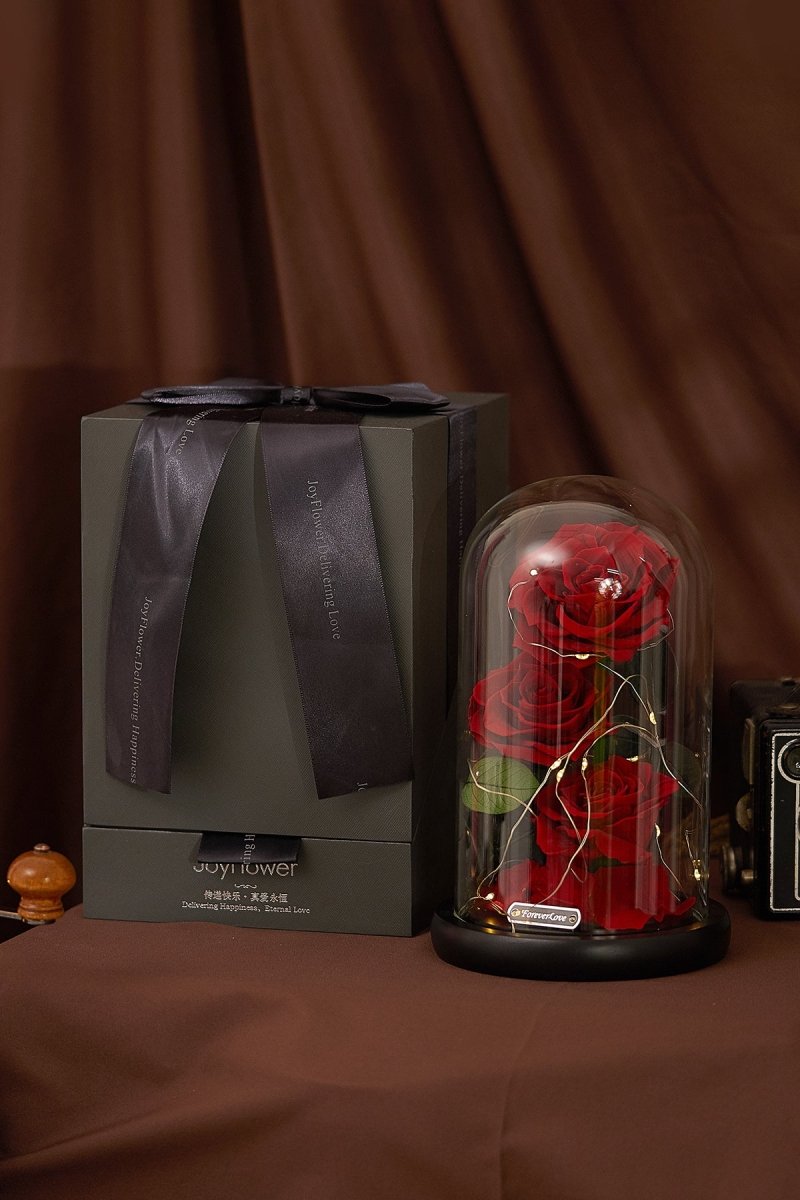 "Through Three Lifetimes, I Only Love You" Eternal Rose Flowers Gift   0cm