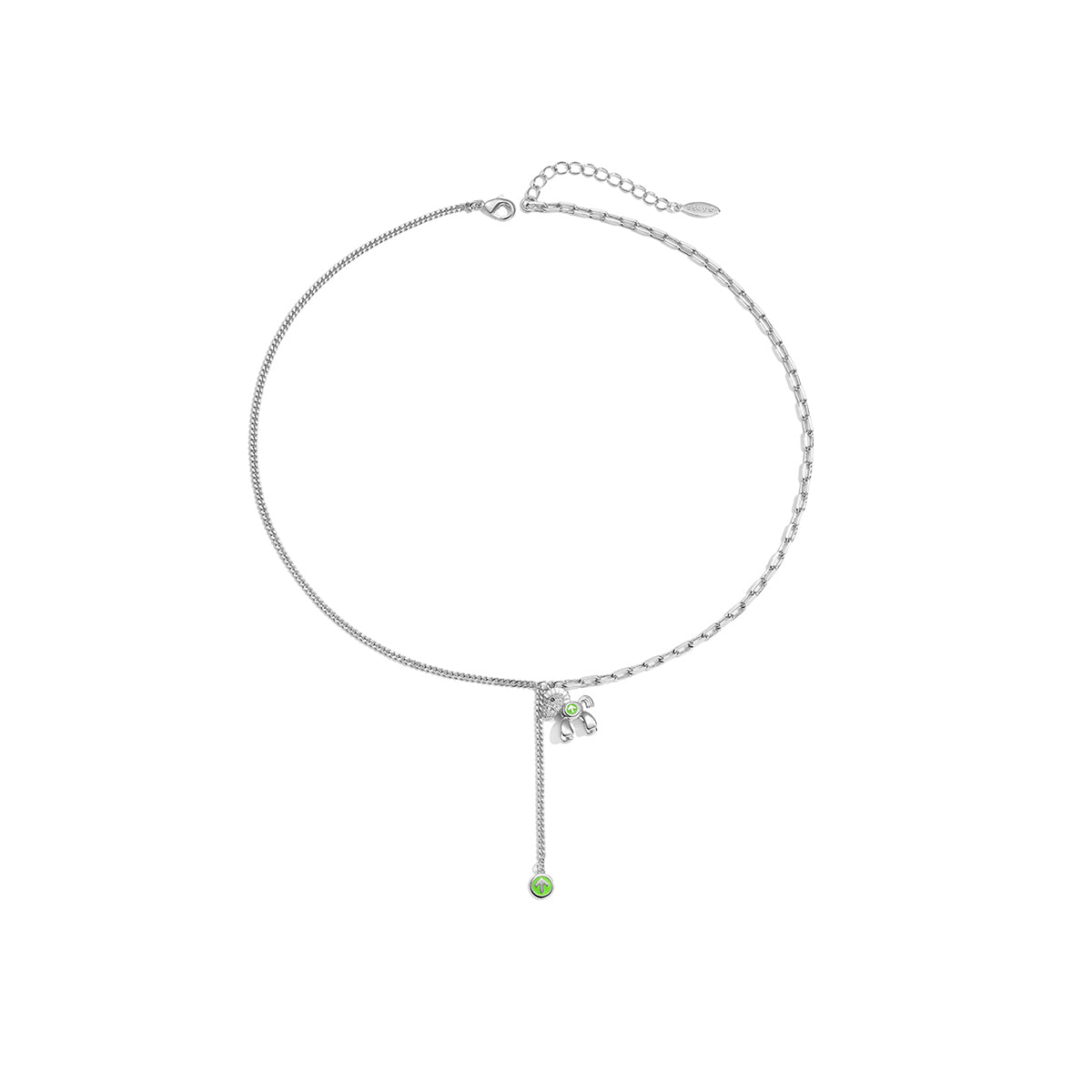 Tiny Pony Silver Necklace   0cm