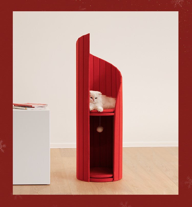 Tower of Time Red Cat Tree - 0cm