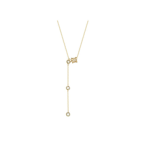 Triple Beauty Gold Necklace