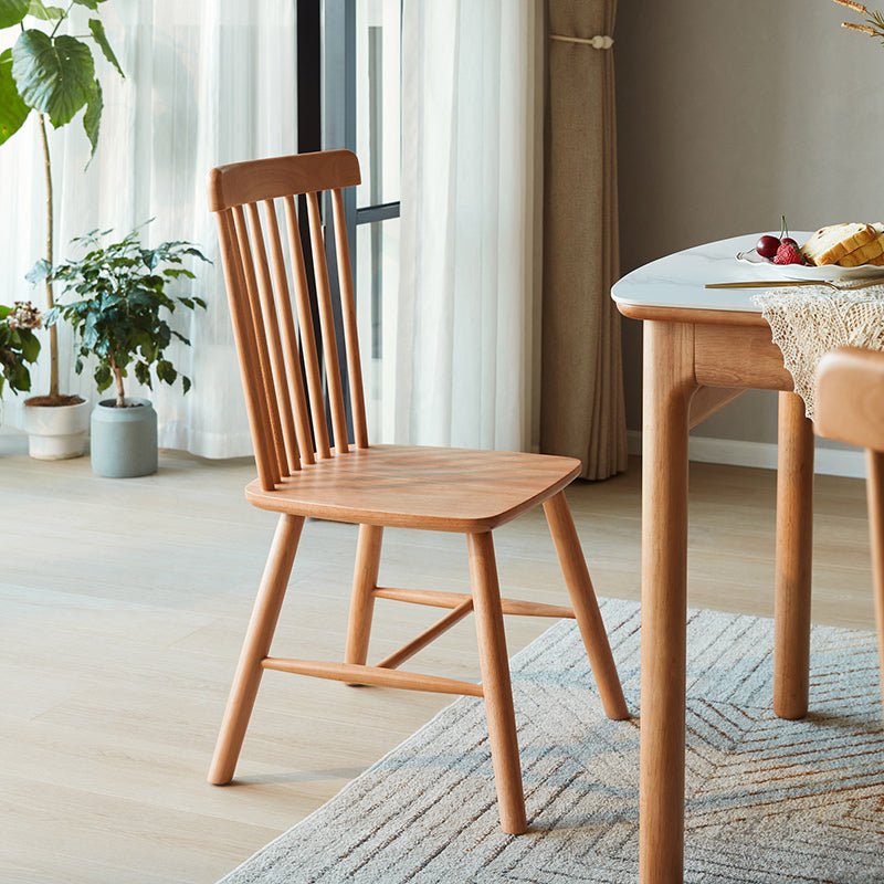 True Color Windsor Spindle Back Natural Dining Chairs (Set of 2) - 0cm