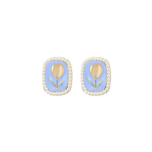 Tulip Season Gold Earrings   0cm