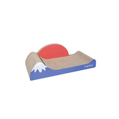 Under Mount Fuji Blue Cat Scratching Board