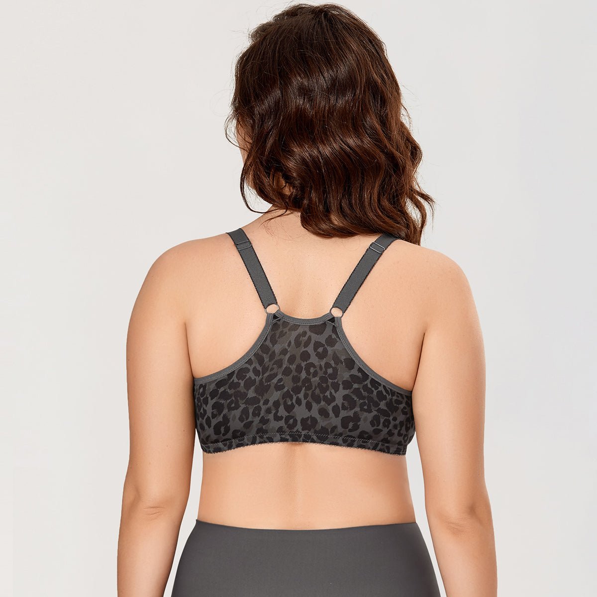 Unlined Seamless Racerback Underwire Black Full Coverage Bra   0cm