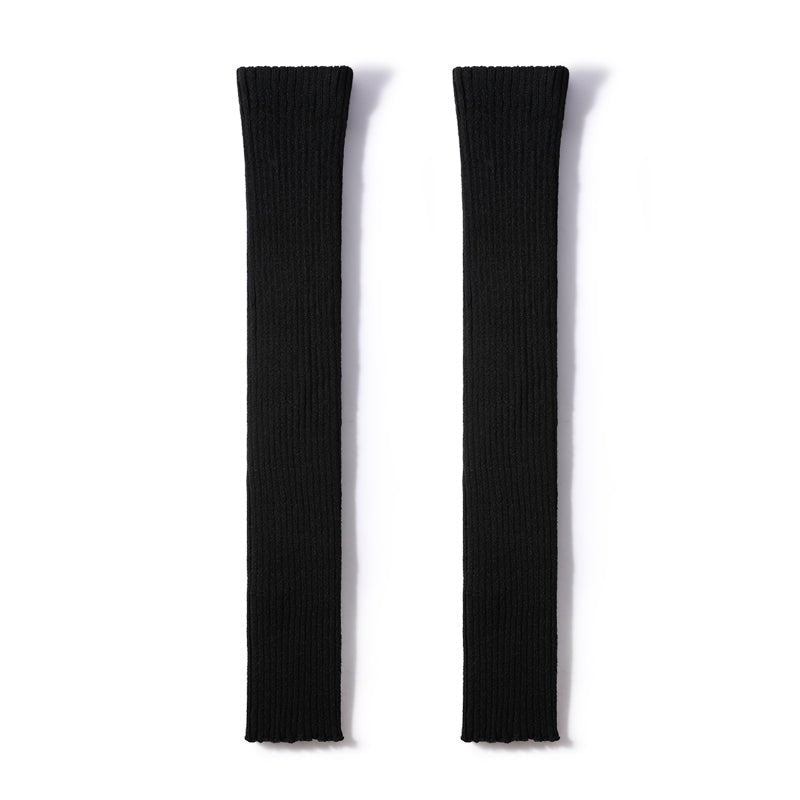 Urban Chic Women Black Knitted Leg Warmers   0cm
