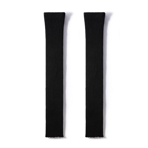 Urban Chic Women Black Knitted Leg Warmers   0cm