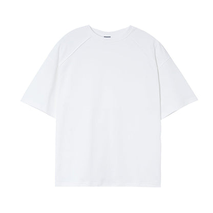 Urban Oversized Wide Batwing White Tee - 0cm