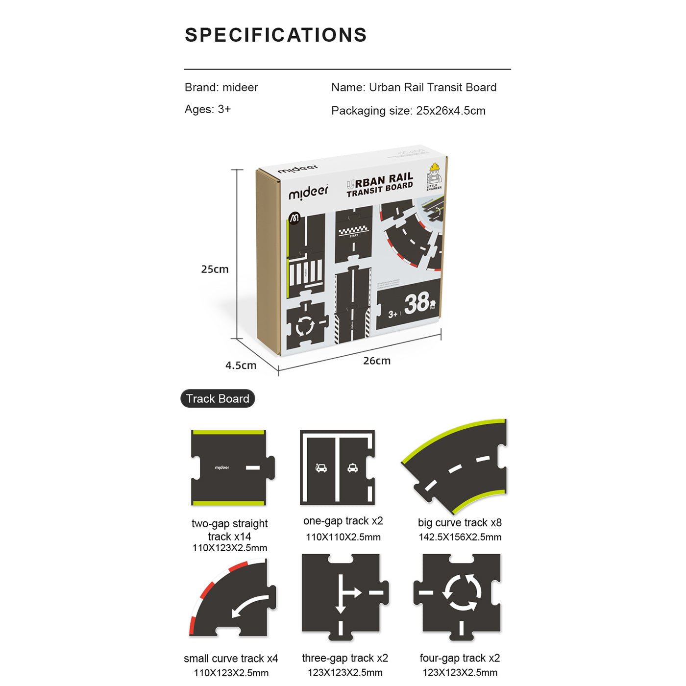 Urban Rail-transit Board - 0cm