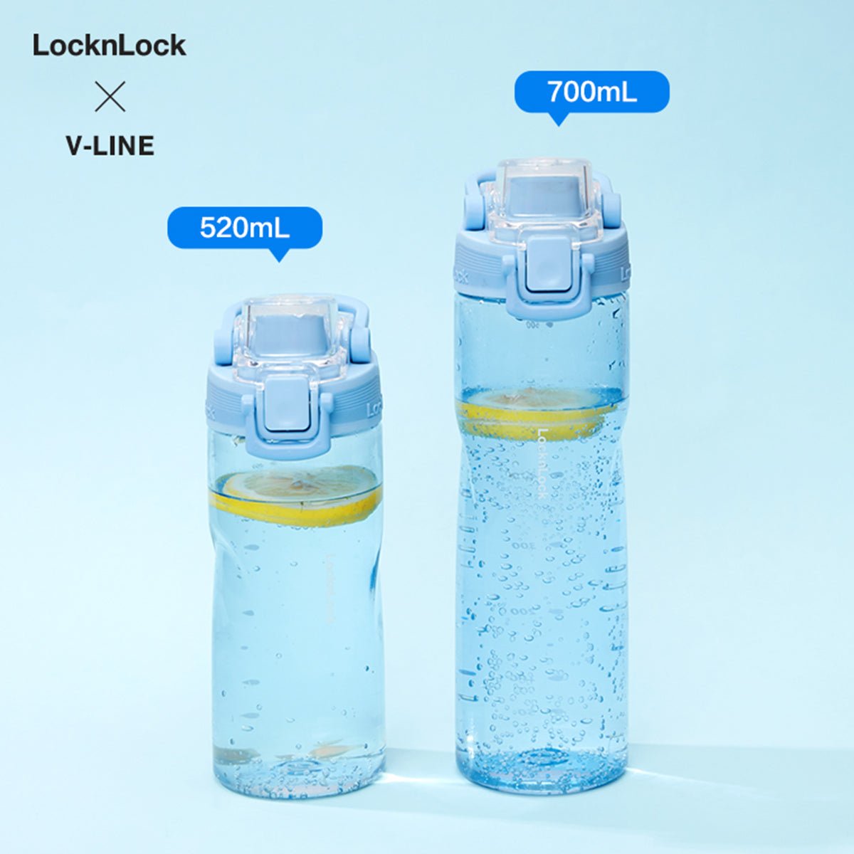 V Line Special Edition 520ml Workout Blue Water Bottle   0cm