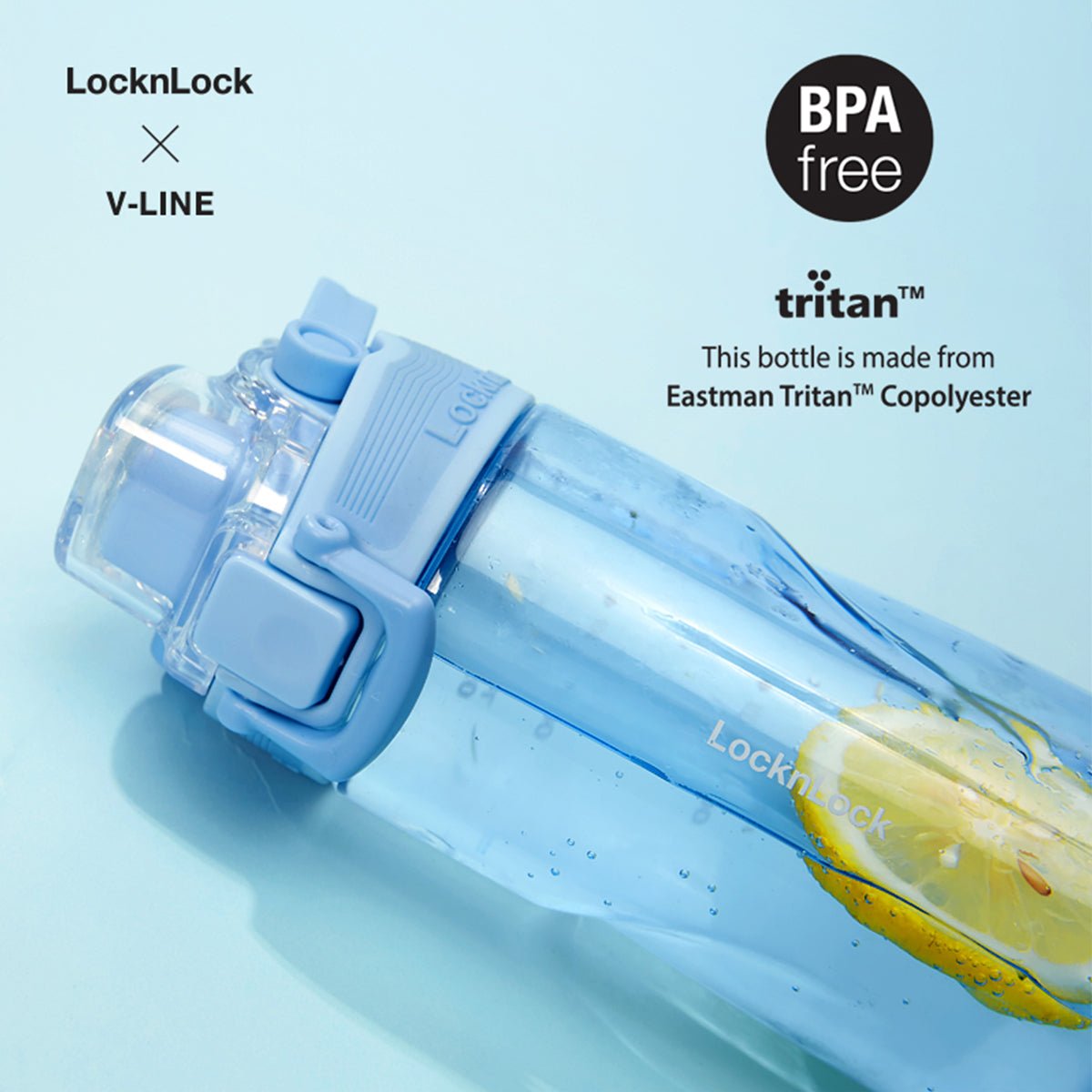 V Line Special Edition 520ml Workout Blue Water Bottle   0cm
