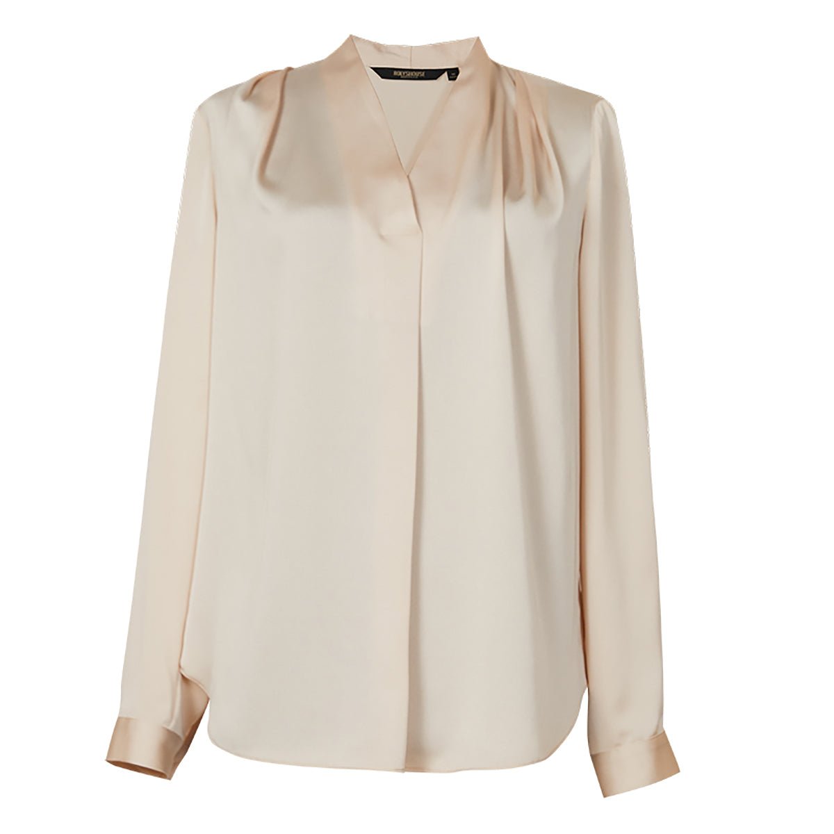 Versatile V Neck Apricot Shirt 0cm