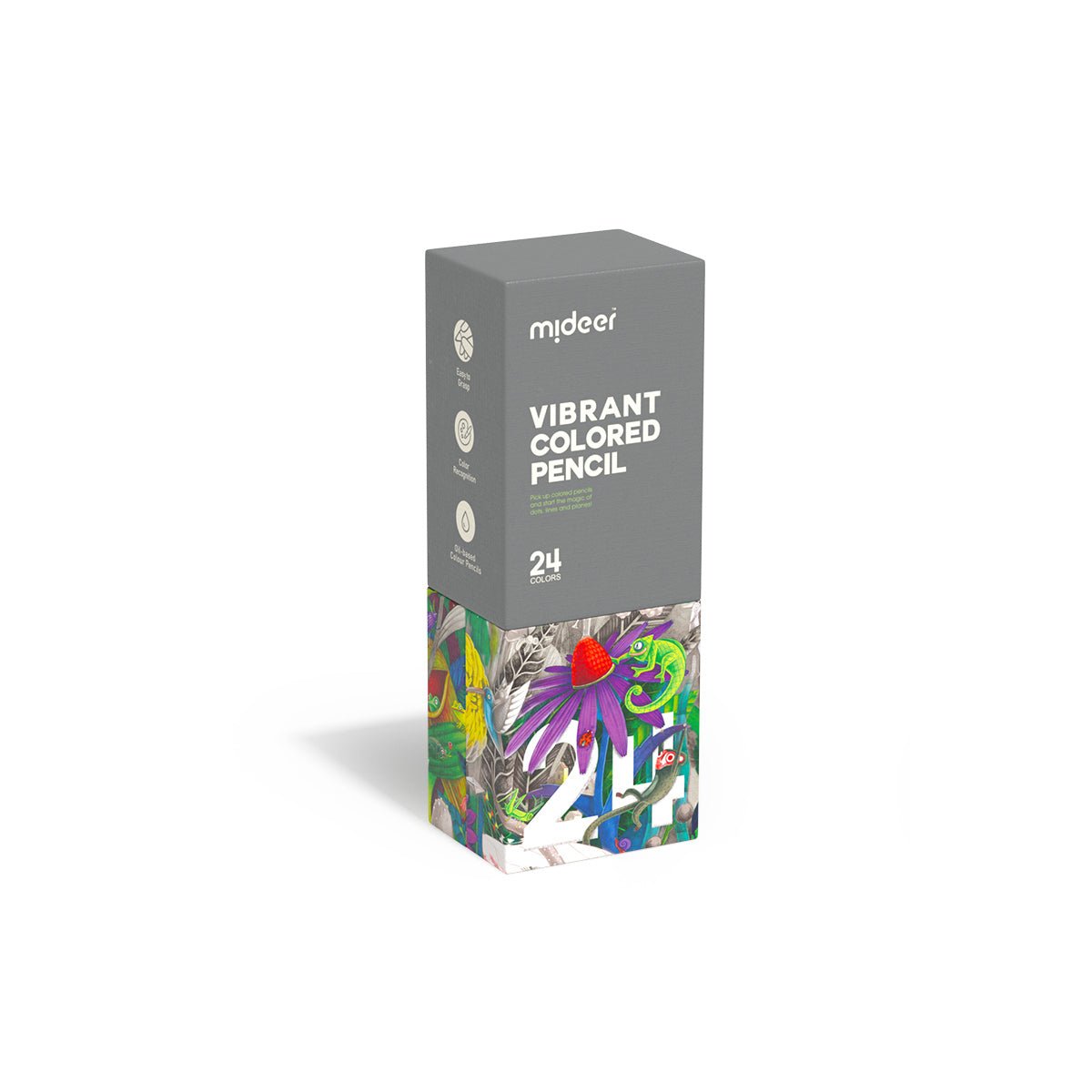 Vibrant Colored Pencil 24 Colors   0cm