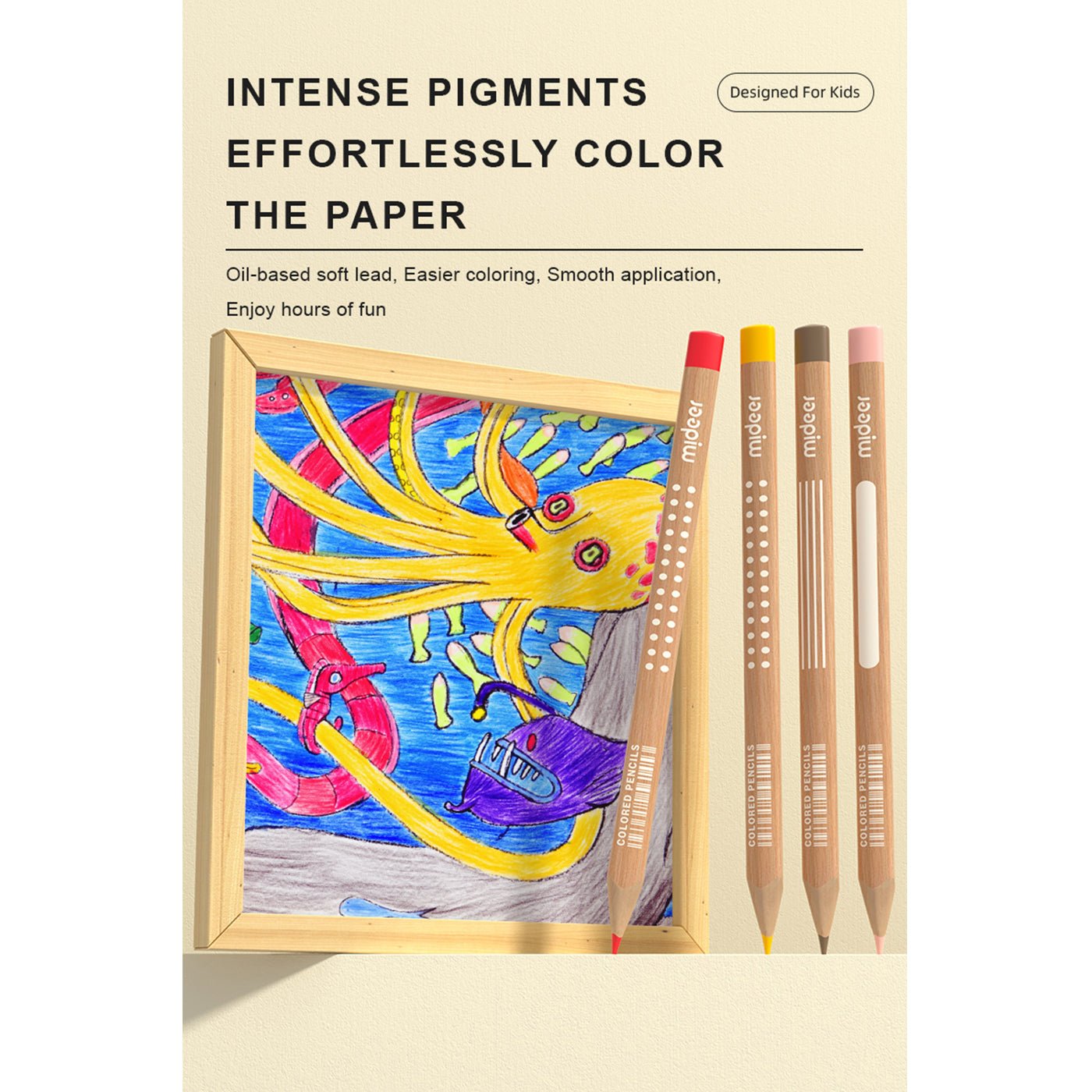 Vibrant Colored Pencil 36 Colors - 0cm