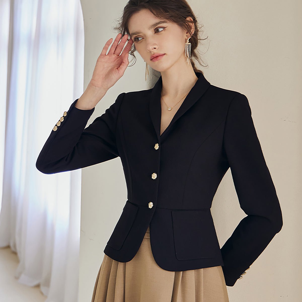 Vintage Sailor Black Blazer   0cm