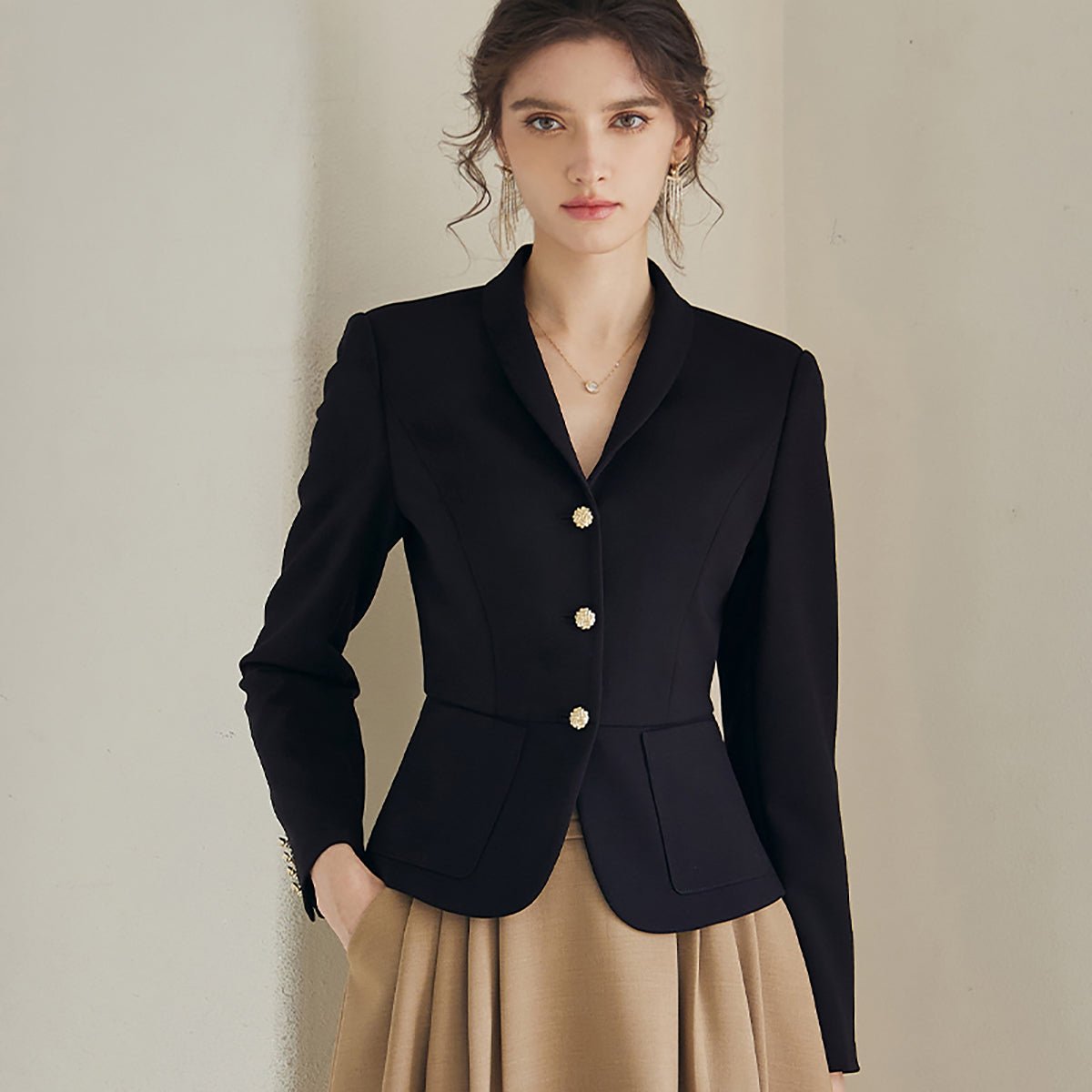 Vintage Sailor Black Blazer   0cm