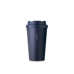 Vitality Onetouch 400ml Navy Insulated Travel Coffee Mug