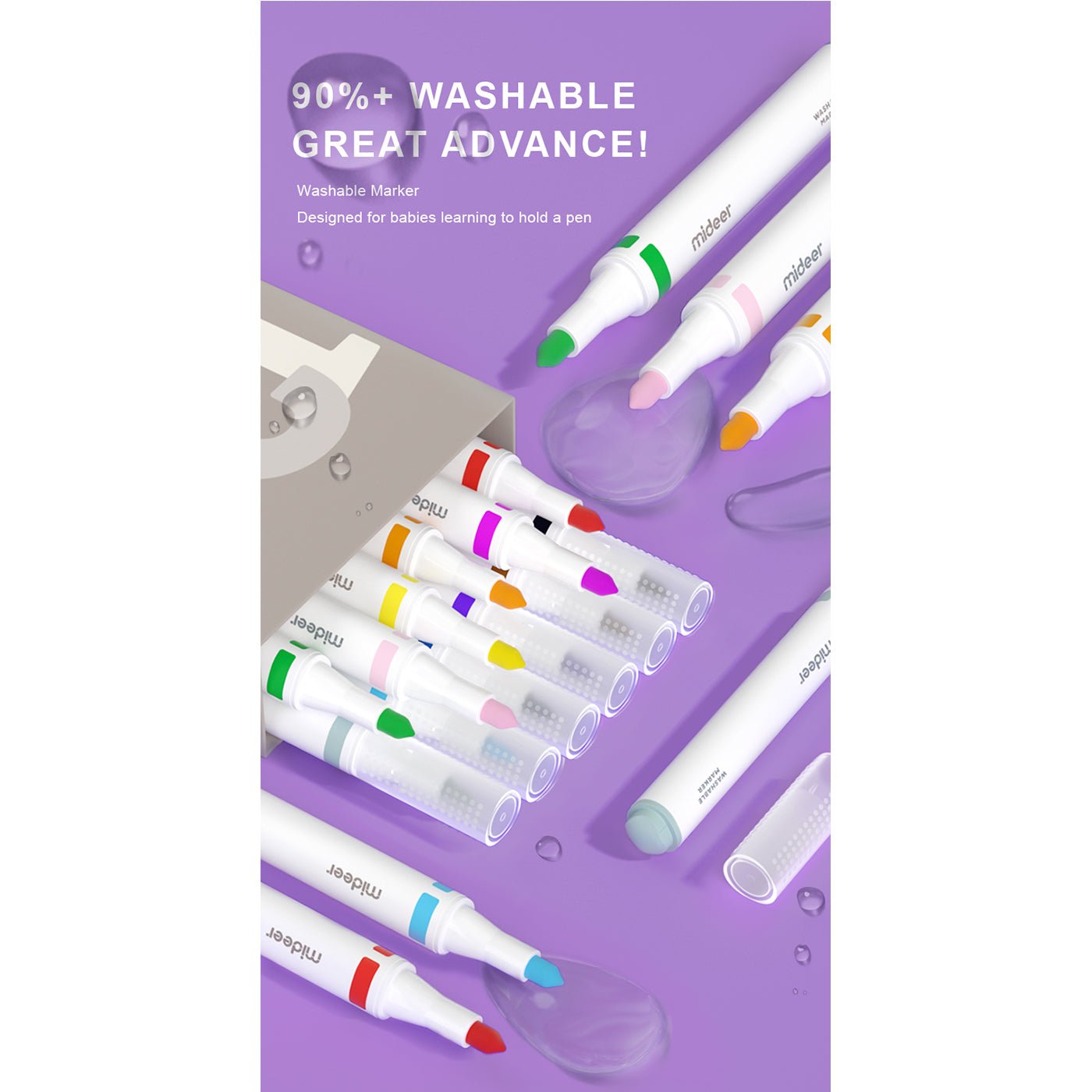 Washable Marker 24 Colors - 0cm