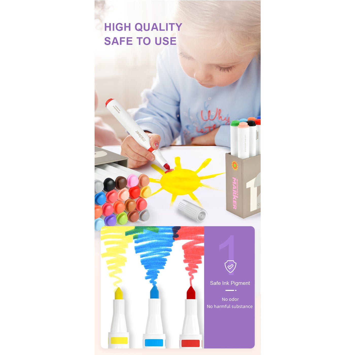 Washable Marker 24 Colors   0cm