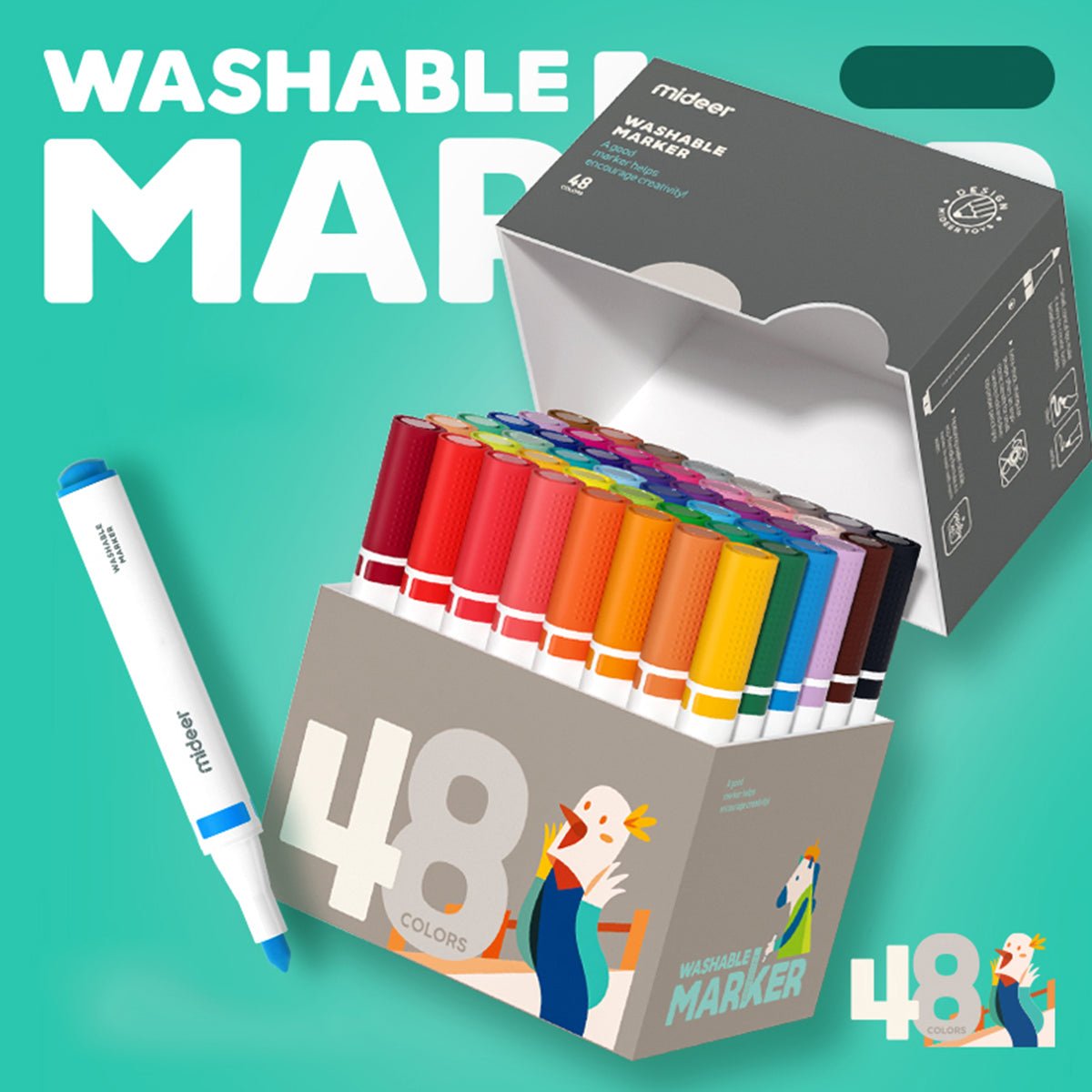 Washable Marker 48 Colors   0cm