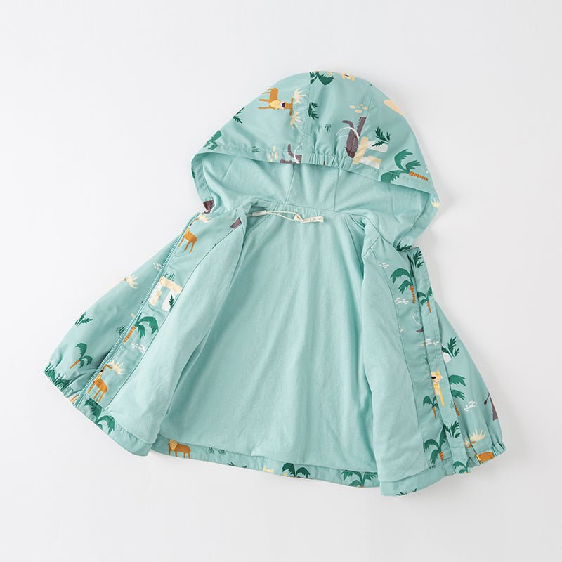 Wild Life Boy Green Hooded Jacket   0cm