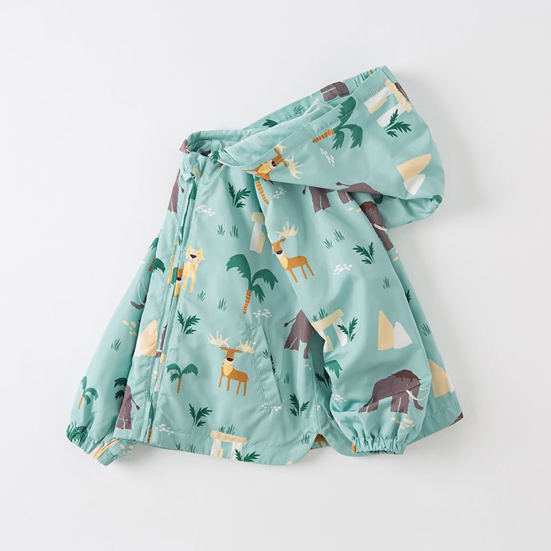 Wild Life Boy Green Hooded Jacket   0cm