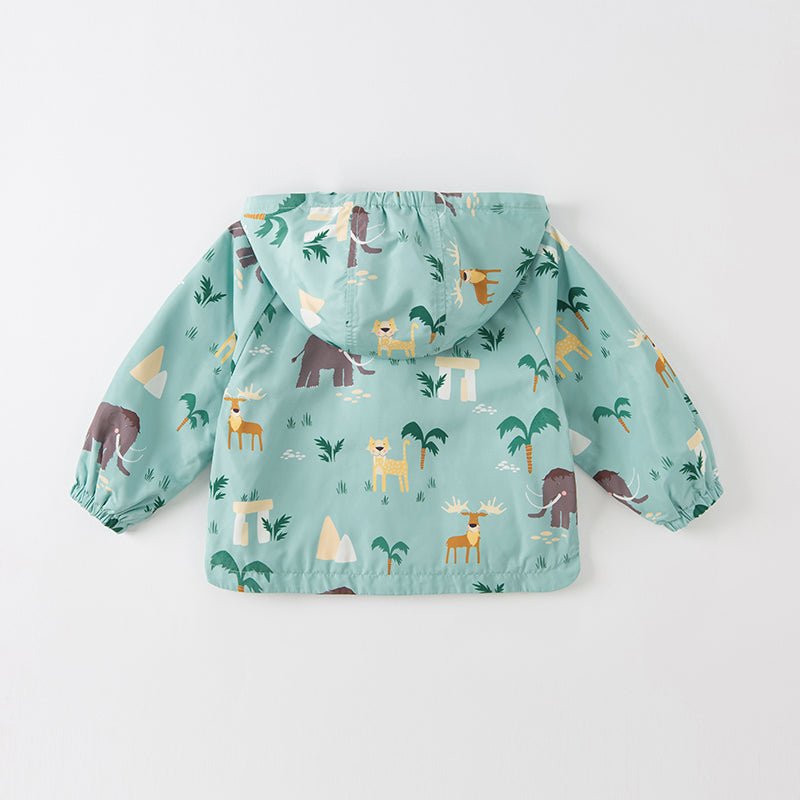 Wild Life Boy Green Hooded Jacket   0cm