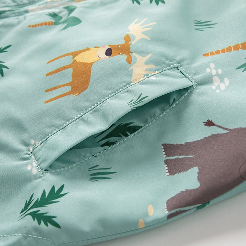 Wild Life Boy Green Hooded Jacket   0cm