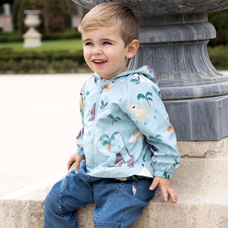 Wild Life Boy Green Hooded Jacket   0cm