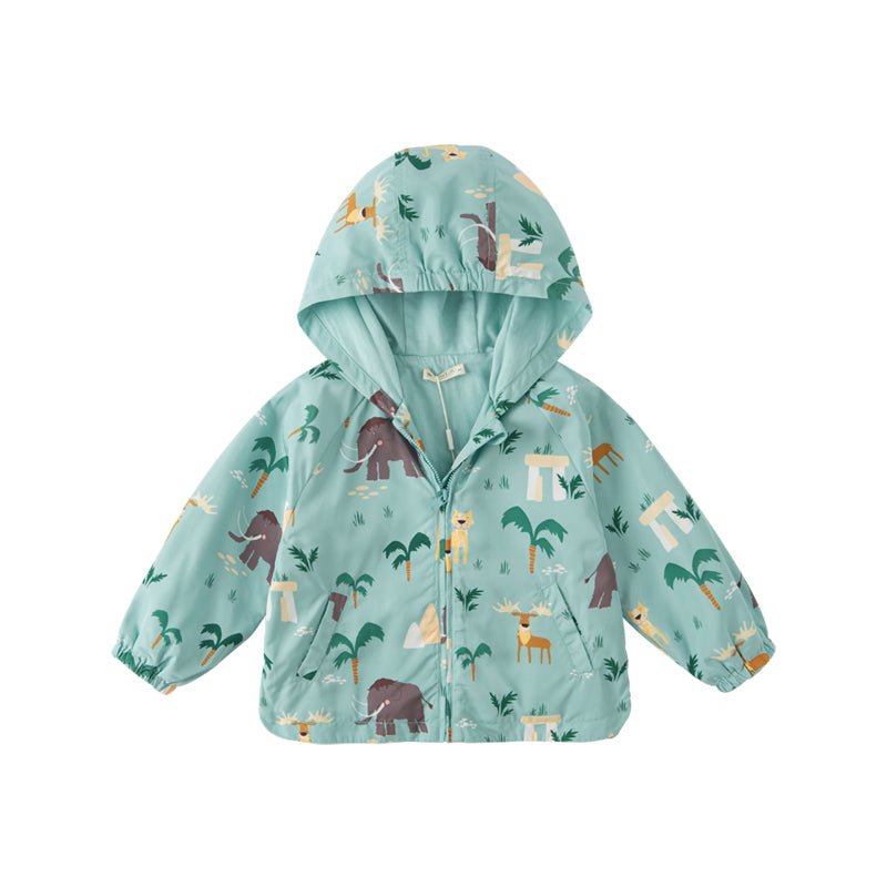 Wild Life Boy Green Hooded Jacket   0cm